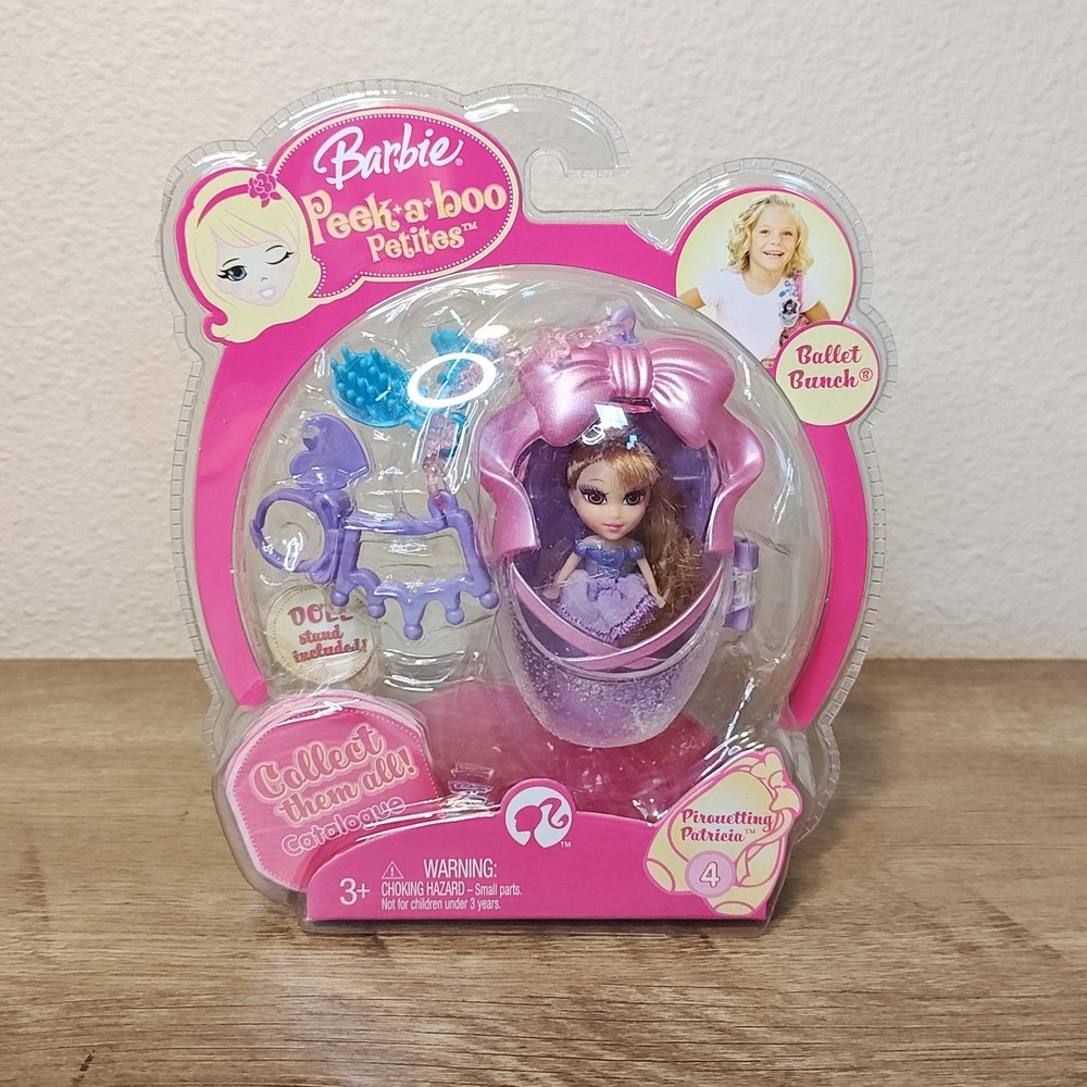 Barbie Peek-a-boo Petites Pirouetting Patricia‎ Kids Purple Ballet Bunch 2008